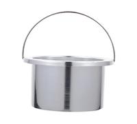 FOMIYES Cuenco Calentador De Cera Depilatoria De Aluminio 100mm Para Máquina De Derretir Cera Recambio Resistente Uso Profesional y Doméstico Salón Kit Depilación