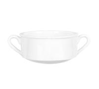 FOMIYES Cuenco de Cerámica de Color Claro Doble Asa, Taza de Sopa de 4 Pulgadas, Tazón para Postre y Ensalada, Frutero Versátil para Servir Alimentos en Hogar y Cocina