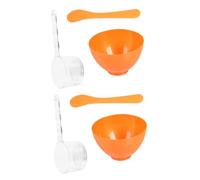 FOMIYES Cuenco Modulador para Mascarilla Facial 3 Piezas Tamaño Mediano Color Dorado Herramienta para Mezclar Mascarillas Caseras Kit de Belleza para Uso Personal y Salones de Belleza