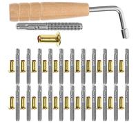 FOMIYES Cuerdas De Lira Clavijas De Afinación Remaches Accesorios Para Arpa Lira Profesionales Para Uso Concierto