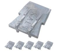 FOMIYES Cuñas Metálicas para Mango de Martillo 6 Piezas, Cuña Cónica de Hierro para Reparación y Refuerzo de Herramientas Manuales, Accesorio Resistente y Compatible para Jardinería