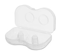 FOMIYES De Pezones De Silicona Suaves Para Madres Lactantes Con Estuche Para Ayudar Triangulares Cuidado De Bebés Recién Nacidos