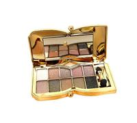 FOMIYES De Sombras De Ojos Con Brillo y Pincel Maquillaje De Ojos Larga Duración Para Fiestas y Eventos