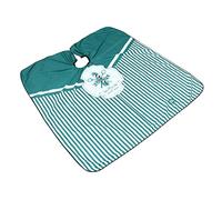 FOMIYES Delantal De Peluquería Para Adultos Túnica Verde Delantal Capa Para Adultos Capa De Estilista Capa De Salón De Barbería Capa De Peluquero A Rayas Capa De Bata De Peluquería Capa