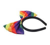 FOMIYES Diadema Arcoíris Para Mujer Lazo Diadema Adulto De Colores Para Eventos De Orgullo y Disfraces