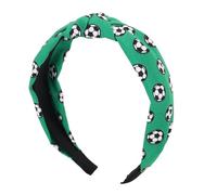 FOMIYES Diadema Con Estampado De Fútbol Diadema Ancha Anudada Para Niñas y Mujeres Accesorio Deportivo Para Eventos De Fútbol Americano y Rugby Favor De Fiesta Para Mamá y Niña