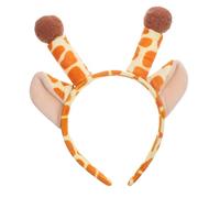 FOMIYES Diadema De Astas Con Forma De Jirafa Para El Pelo Con Orejas De Animales Jirafas De Piel LED Cuernos Accesorios Para El Pelo Para Niñas Bonita Diadema Para Niña Diadema De