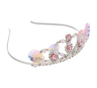 FOMIYES Diadema De Conchas Marinas Para Fiestas Tocado De Tiara Para Diadema De Princesa Para Disfraces Temática Oceánica Accesorios Para Fiestas De Cumpleaños De Sirenas