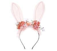 FOMIYES Diadema De Flores Decorativa Orejas De Conejo Accesorio Para Disfraz y Cosplay