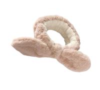 FOMIYES Diadema de Pelo de Conejo Sintético Banda Cabello Cosmética Reutilizable Tocado Orejas de Conejo para Spa y Maquillaje Facial