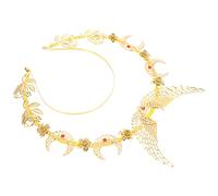 FOMIYES Diadema Halo De Nuestra Señora Diademas Para La Moda Femenina Diadema Para El Cuidado De La Piel Diadema Deportiva Tocado De Hadas Delirio Sombreros De Ala Banda Venda Metal Yellow