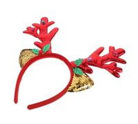 FOMIYES Diadema Navideña con Cuernos de y para Mujer Accesorio de Fiesta Festiva y Celebración Diseño Resistente y para Eventos Familiares y Festivales
