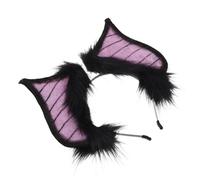 FOMIYES Diadema Orejas De Murciélago Accesorio De Disfraz De Halloween Para Mujer y Niña Tocado De Cosplay De Banda Pelo De Animal Para Fiestas De Fantasía