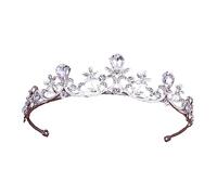 FOMIYES Diadema para Mujer Banda para El Pelo para Dama de Honor Boda Compromiso Plata Y