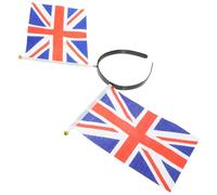 FOMIYES Diadema Union Jack Carro Sostuvo Bandas Diadema De Vacaciones Horquilla Orgullo Temática Fiesta Coronación Novedad Rubor Decoración Hacer 4to Abdominales