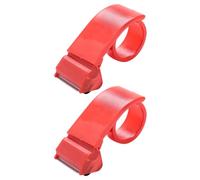 FOMIYES Dispensador de Cinta Manual para Embalaje 2 Unidades Cortador Resistente y Compacto Herramienta Portátil para Sellado y Corte Logística y Almacenamiento