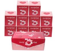 FOMIYES Elegantes Cajas de Papel Que Rebotan Cajas de Dulces para San Valentín Fáciles de Doblar para Fiestas Y Reuniones