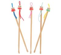 FOMIYES Eliminar Cerumen de 5 Piezas, Herramientas de Limpieza de Oídos Portátiles, Diseño Antideslizante, Uso Seguro para Cuidado Auditivo Diario, Aptas para Adultos y Niños