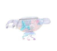 FOMIYES Embalar Bolso de Infantil con Lentejuelas Bolso para Chicas Mini Dama Dibujos Animados Bolsa de para niñas riñonera niña poliéster Silver