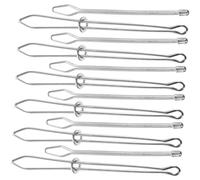 FOMIYES Enhebrador de Cordón 30 Piezas Clips Elásticos Abiertos y Cerrados Guía de Hilo Resistente para Costura y Manualidades Herramienta Auxiliar para Enhebrar Hilos Finos y Gomas