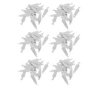 FOMIYES Enhebradores de Agujas de Acero Inoxidable 120 Piezas Herramienta Manual Compacta para Enhebrar Doble Cabezal con Ojo Grande Kit Portátil para Bordado Punto de Cruz y