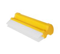 FOMIYES Escobilla de Goma para Coche Doble Línea 20 CM Limpiaparabrisas Flexible de Silicona y ABS Herramienta Limpiadora de Parabrisas para Ventanas y Espejos Color Amarillo Uso