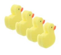 FOMIYES Esponjas De Baño Forma De Patito 4 Unidades Tamaño Pequeño Esponjas Suaves Para Niños Recién Nacidos Baño y Juego Seguro Para Bebés