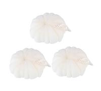 FOMIYES Esponjas De Baño Grandes En Forma De Pétalo 3 Unidades Beige Para Cuerpo Suave Limpieza Diaria Cuerda De Nailon Baño Adulto Accesorios Cuidados Personales