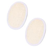 FOMIYES Esponjas de Lufa Exfoliantes Naturales 2 Unidades Cordón para Baño Cuerpo Niños Masaje Cuidados Personales