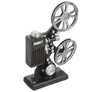 FOMIYES Estatua de Proyector de Resina Diseño Vintage, Modelo Coleccionable para Decoración de Oficina y Hogar, Adorno Artesanal de Cine Clásico