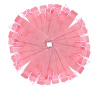 FOMIYES Estuche para Bolígrafos Cordón Rosa de Felpa Doble Capa Pequeño y Portátil Bolsa para Lápices Multifuncional para Estudiantes Oficina y Obsequio Capacidad para 12 Bolígrafos