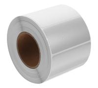 FOMIYES Etiqueta Autoadhesiva Plateada Mate 60x30 Mm 1000 Unidades Papel Pet Resistente al Aceite para Envío y Etiquetado de Direcciones Uso Oficina y Paquetería