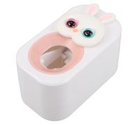 FOMIYES Exprimidor De Pasta De Dientes Diseño De Conejito Adorable Soporte Para Baño Organizador De Pasta De Dientes Suitable Para Cuarto De Baño