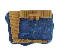FOMIYES Figura de Muelle en Miniatura de Resina para Diorama y Bonsái, Alta Durabilidad y Realismo, Accesorio Adecuado para Casa de Muñecas y Escenarios en Aula