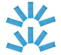 FOMIYES Filtros de Grasa para Campana Extractora 10 Piezas 10X90 CM Papel Absorbente Azul de 3 MM Grosor para Cocina Hogar Restaurante