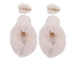 FOMIYES Forro de Zapatos Térmico Desmontable con Pompón Cálido y Prueba de Viento Forro Interior de Felpa Gruesa para Botas de para Senderismo y Camping Invierno