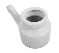 FOMIYES Frasco Cerámico Para Lavado Nasal 350 Ml, Irrigador Manual Suave, Enjuague Nasal Diario Para Yoga y Cuidado Familiar, Dispositivo Seguro Para Adulto y Niño, Limpieza Profunda Sin Irritación