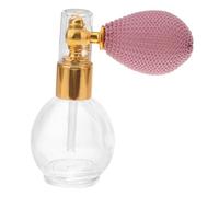 FOMIYES Frasco de Vidrio Vacío Recargable con Atomizador Polvo y Perfumes y Transparente y Ligero