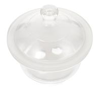 FOMIYES Frasco Desecador de Laboratorio de Vidrio 150 MM Fondo Perforado Recipiente de Secado al Vacío para Experimentos Científicos y Aplicaciones Escolares