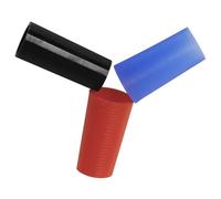 FOMIYES Funda de Silicona para Mástil de Saxofón Curva, 3 Piezas de Repuesto en Rojo, Azul y Negro, Accesorio para Partes de Saxofón, Herramienta Práctica para Reparación y Protección
