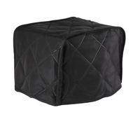 FOMIYES Funda para Tostadora de Cocina Negra de Poliéster Resistente Grasa, Protector Acolchado para Electrodomésticos Pequeños, Cubierta Estándar para Tostadores y Orden Hogar