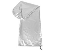 FOMIYES Funda Plegable para Escalera de Jardín Plata 4 Pasos 50x6,5x154 Cm Resistente Intemperie con Protección UV y Cubierta para Uso Exterior y Almacenamiento Seguro