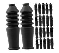 FOMIYES Fundas de Goma para Cable de Freno de Bicicleta 25 Piezas Protector Antipolvo Negro para Cable de Freno de Bicicleta de Montaña y Carretera Cubierta Resistente para Manguitos de