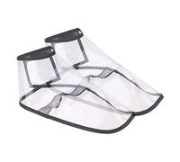 FOMIYES Fundas para Zapatos Transparentes Cubrezapatos TPU Duraderas para Peluquería Profesionales Protección contra Cabello Suelto Talla L Uso en Salón Barbería