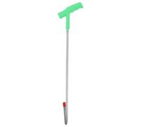 FOMIYES Gancho para Patas de Oveja de Metal con Cubierta Protectora Plata, Herramienta Ergonómica Multipropósito para Manejo en Granjas de Cría y Gestión de Ovejas