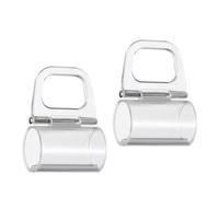 FOMIYES Ganchos para Persianas Enrollables Transparentes de 20 Mm, Clip Plástico para Cortinas, Juego de 2 Unidades, Soporte Estable para Instalación Rápida en Hogar y Oficina