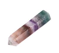 FOMIYES Gemas De Columna De Cristal Natural Cristales Comestibles Frutas Fluorita Arcoíris Termoadhesiva Vides Falsas Iluminadores Delineador De Ojos Cuarzo Turquesa