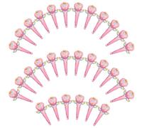 FOMIYES Globos de Aluminio para Decoración de Fiestas Varitas de Hada Inflables Rosas 50 Unidades para Cumpleaños y Eventos, Globos Creativos Portátiles para Celebración