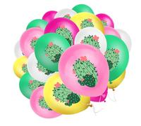 FOMIYES Globos de Látex 25 Piezas 12 Pulgadas Surtidos, para Decoración de Fiesta Hawaiana y Ambiente Playero