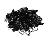 FOMIYES Gomas Elásticas que No Dañan ni Rompen el Pelo Alta Elasticidad Pelo Negras Accesorios Cabello 500 Resistentes y Suaves para Niñas y Mujeres
